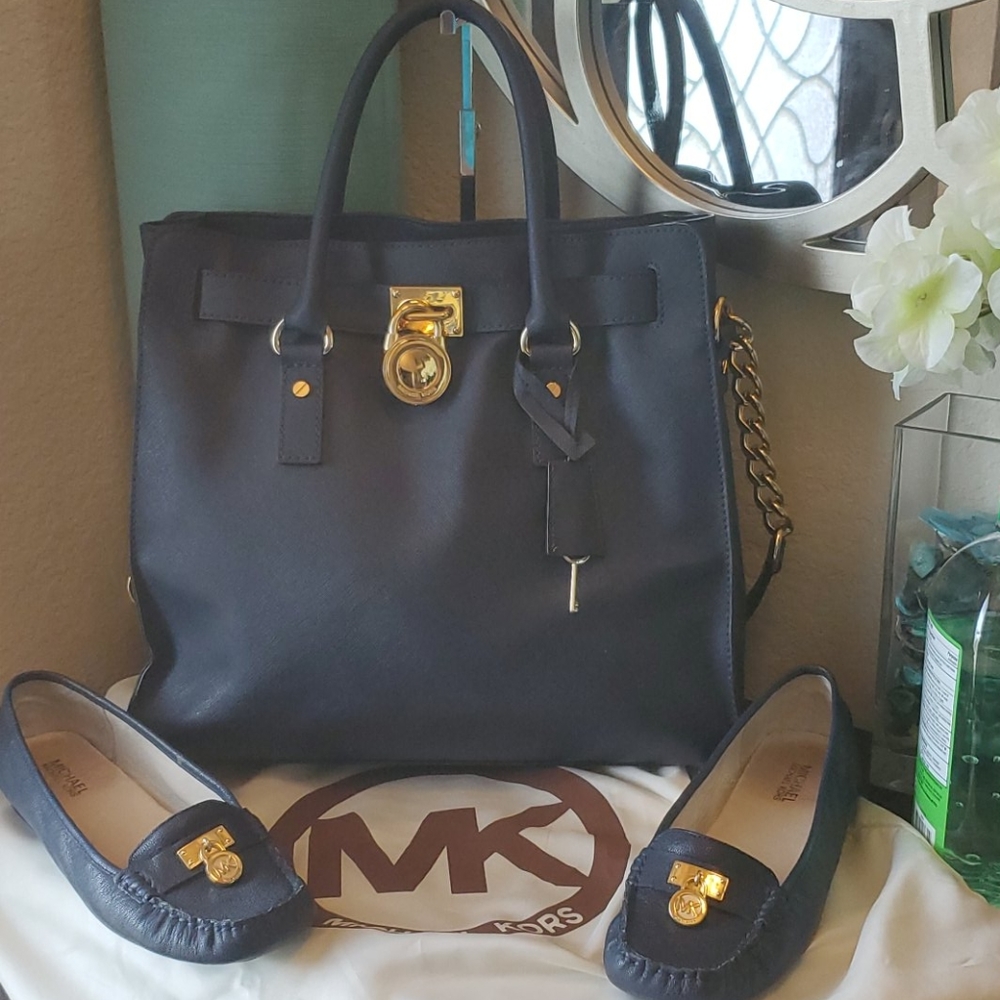 Michael Kors Hamilton Large Satchel Handbag only